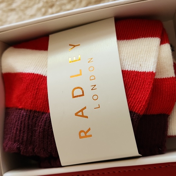 NWT IOB Radley London Shadow Scotty Dog Wallet & Socks Boxed Gift Set ♥️🐾 - Picture 12 of 16